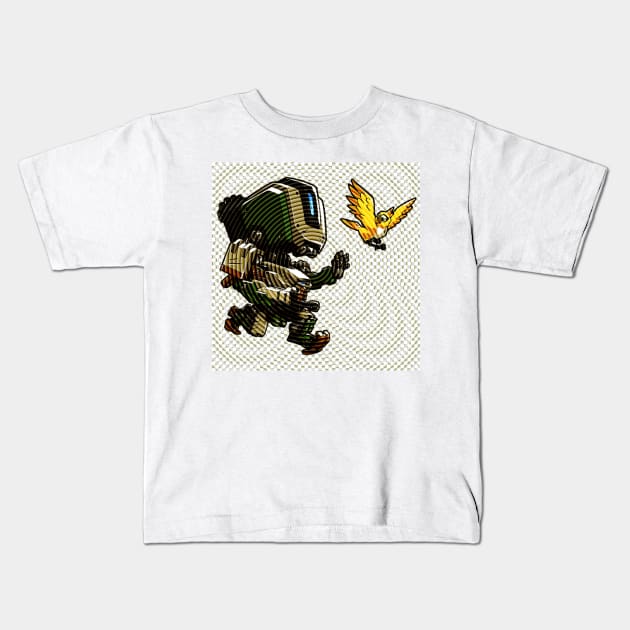 Say hello to little BASTION Kids T-Shirt by Gingy